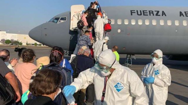 Durante emergencia sanitaria 9 mil mexicanos han regresado a su país vía aérea