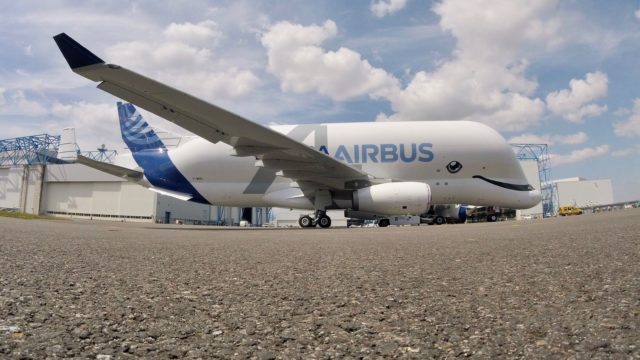 Airbus Beluga realiza su primer vuelo en Reino Unido utilizando combustibles sostenibles