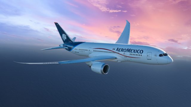 Aeroméxico reporta resultados de tráfico para diciembre 2017