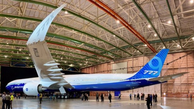 Boeing pospone fecha del primer vuelo del B777X