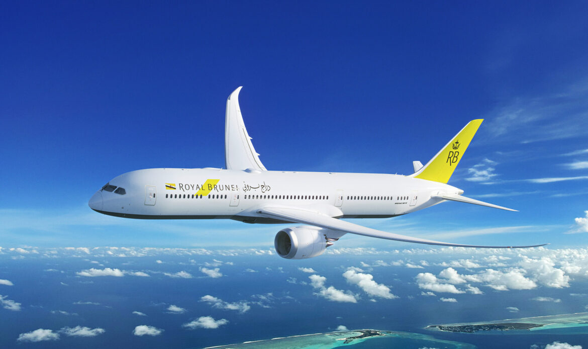 Royal Brunei Airlines realiza pedido por 4 Boeing 787