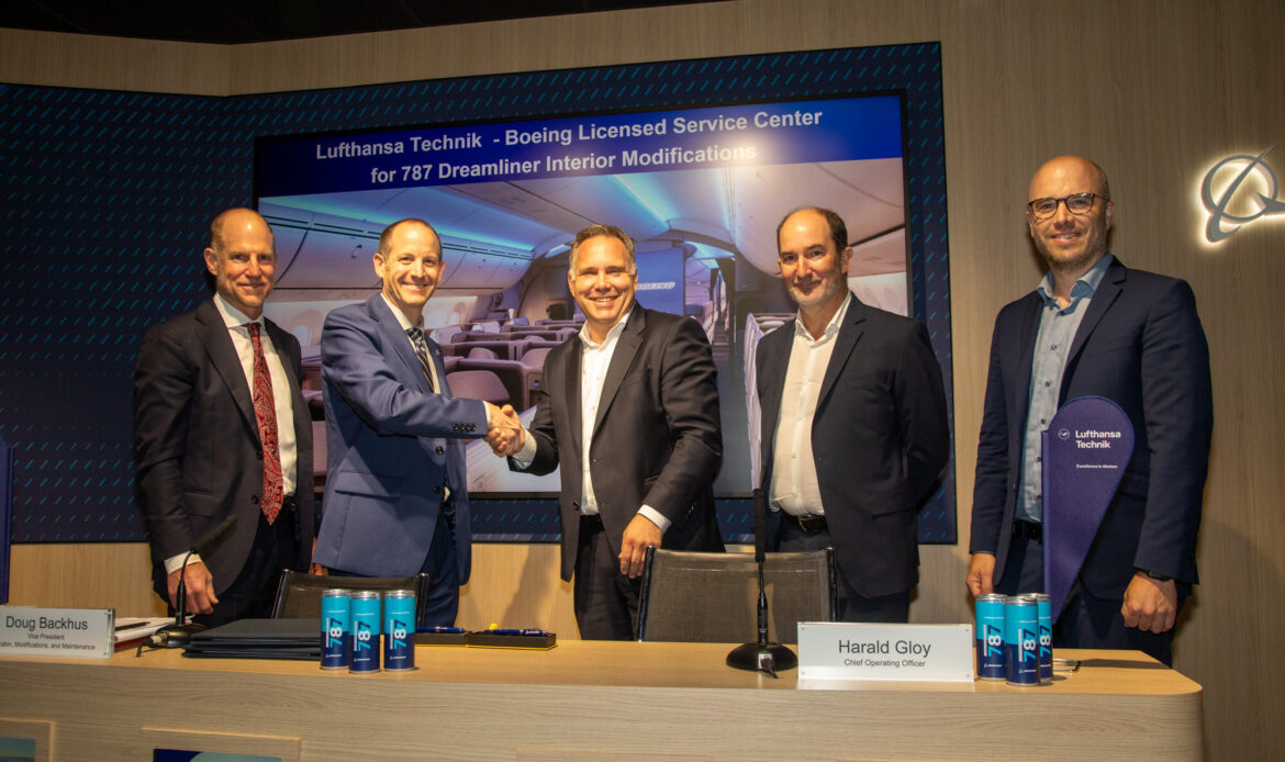 Lufthansa Technik será el primer Centro de Servicio para modificaciones del B787