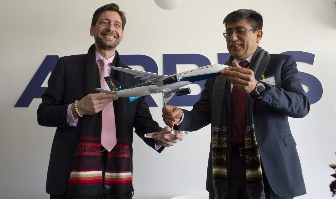 Boliviana de Aviación se convierte en el nuevo operador de Airbus en Bolivia