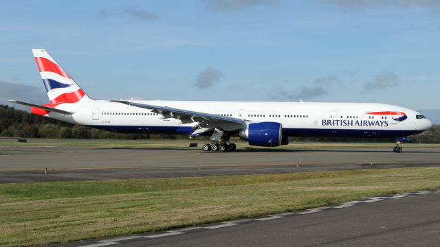 British Airways recibe su nuevo Boeing 777-300ER