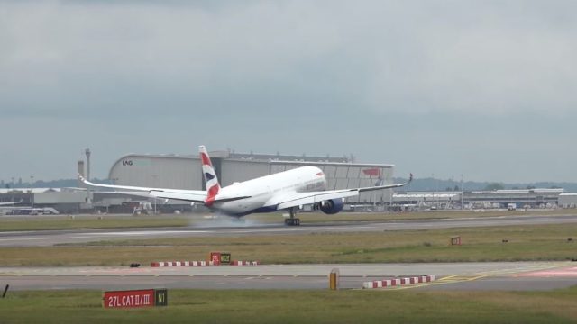 A350 de British Airways sufre “hard landing” en Israel