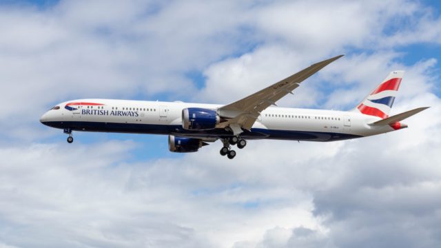 British Airways recibe su primer Boeing 787-10 Dreamliner
