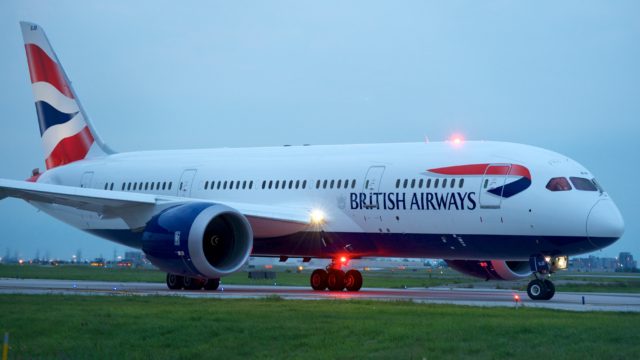 British Airways reanuda vuelos hacia Pakistán