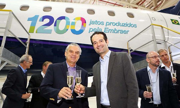 Embraer entrega el E-Jet número 1200