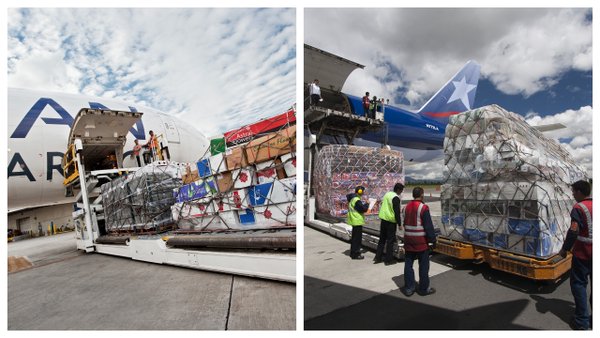 LAN Cargo transporta más de 9 mil toneladas de flores por San Valentin
