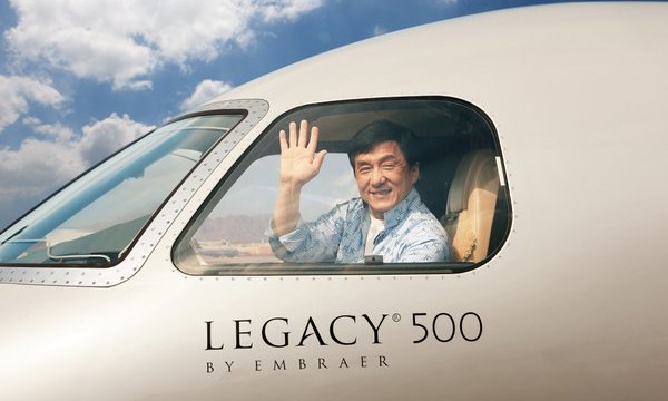 Jackie Chan, primer cliente del Legacy 500 en China