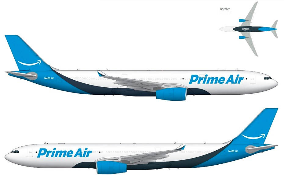 Amazon integrará aviones A330 (P2F) para su flota de logística