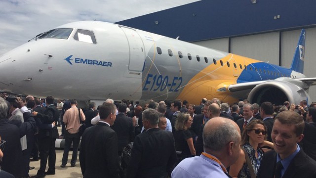 Embraer presenta al nuevo E190-E2
