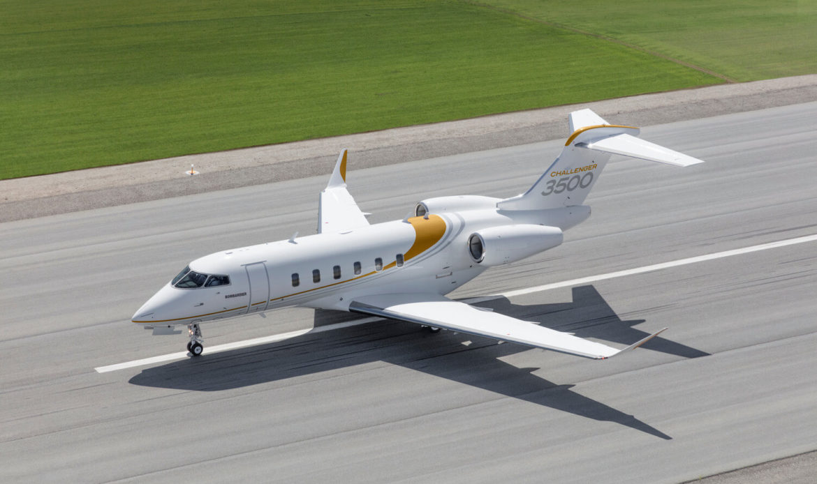 Bombardier recibe pedido por $534 millones de dólares por 20 aviones Challenger 3500