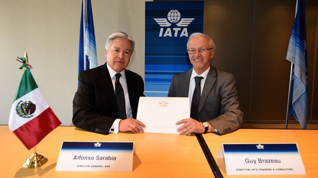 ASA y la IATA firman convenio de capacitación especializado