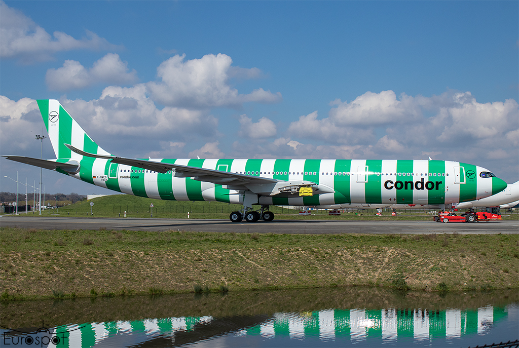 El primer Airbus A330neo de Condor colisiona contra edificio en Toulouse