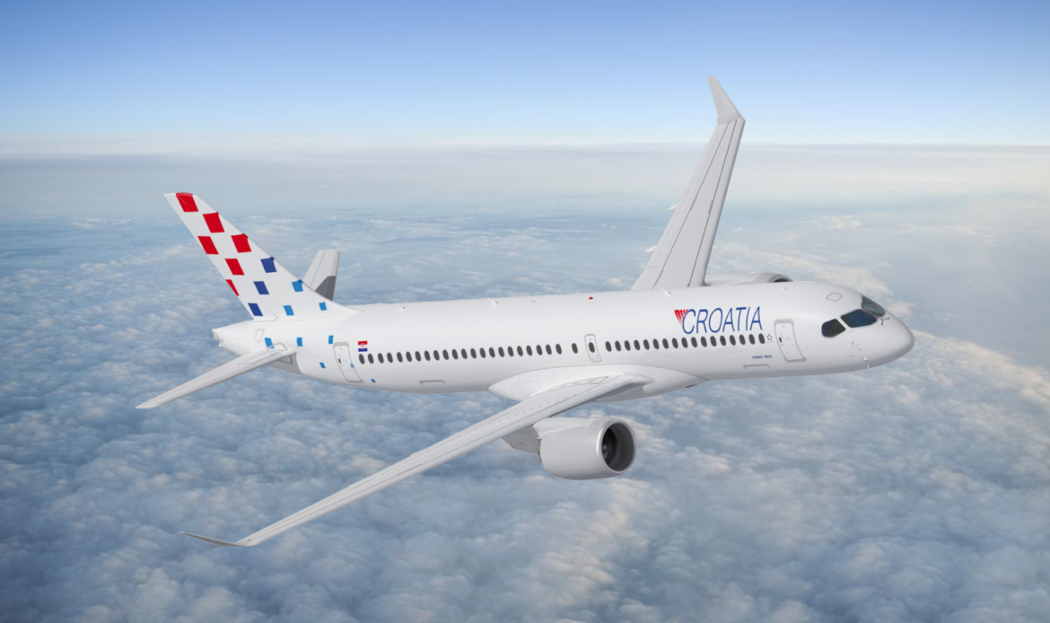 Croatia Airlines realiza pedido por seis Airbus A220