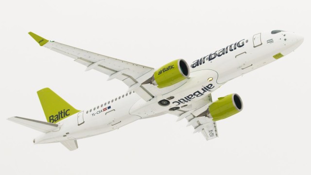 airBaltic hace primer vuelo comercial del CS300