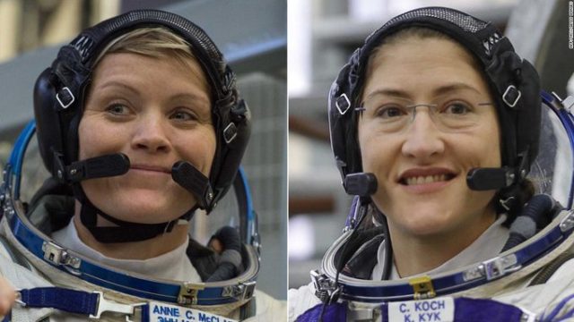 Primera caminata espacial de mujeres cancelada por falta de trajes de talla adecuada
