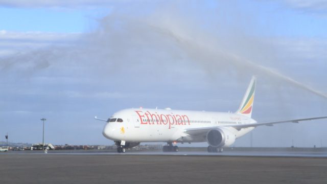 Ethiopian recibe primer 787-9 en África