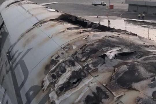 Se incendia A321 de Qatar Airways