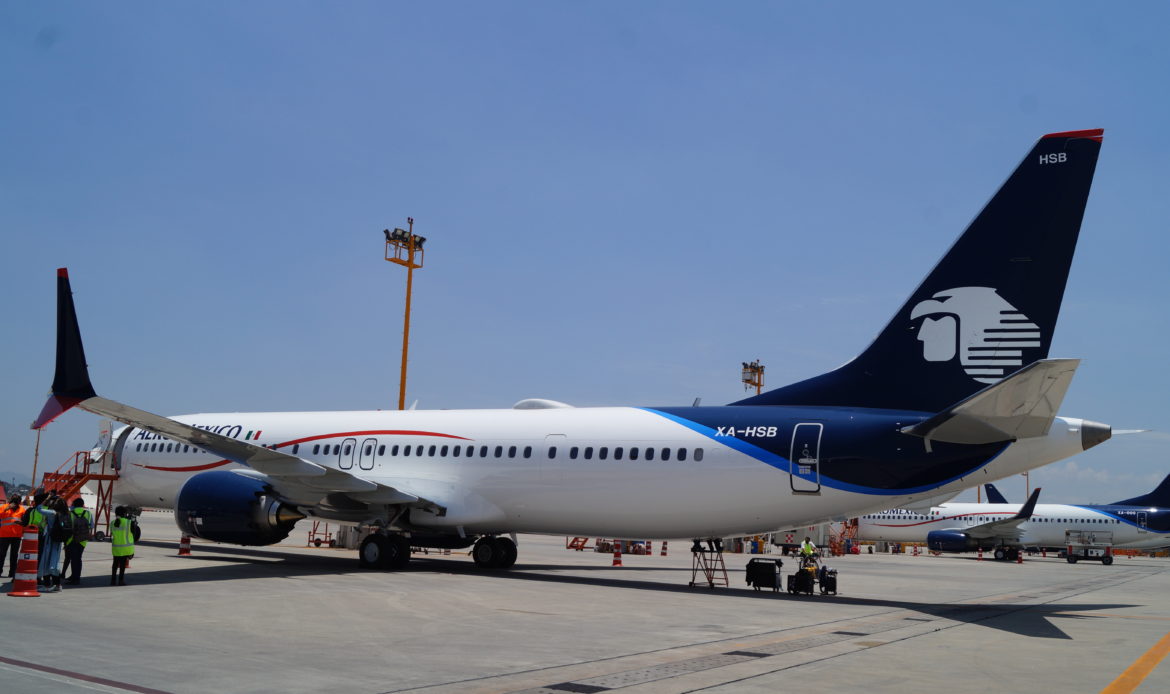 Grupo Aeroméxico presenta sus nuevos equipos Boeing 737 MAX-9