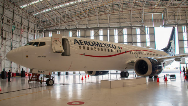 Aeroméxico presenta sus nuevos 737 MAX 8