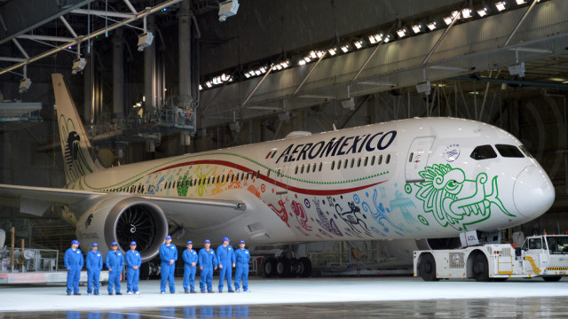 Roll Out del Primer Boeing 787-9 de Aeroméxico “Quetzalcóatl”