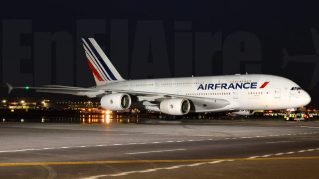 Air France realizará un vuelo de despedida del A380 sobrevolando París