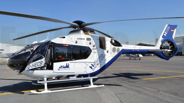 Nueva generacion del H135 de Airbus realiza vuelos de demostración en México