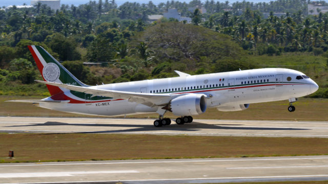 Avión presidencial regresa a México mañana