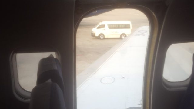 MD-83 de Dana Air pierde puerta tras aterrizaje