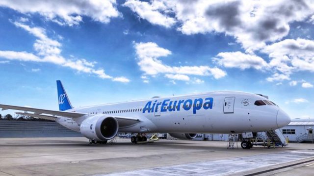 Aterriza en Madrid el primer Boeing 787-9 de Air Europa