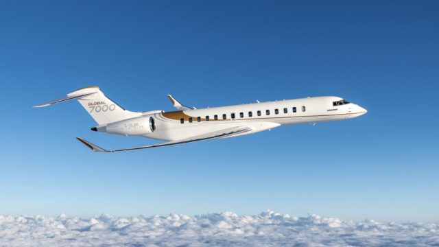 Global 7000 se convierte en el avión ejecutivo con mayor alcance