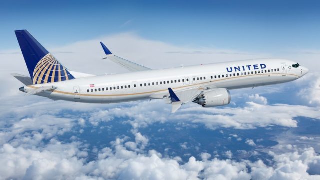 United recibe su primer Boeing 737 MAX 9