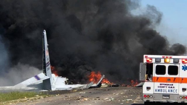 C-130 de la Guardia Aérea Nacional se accidenta cerca de Savannah, Georgia