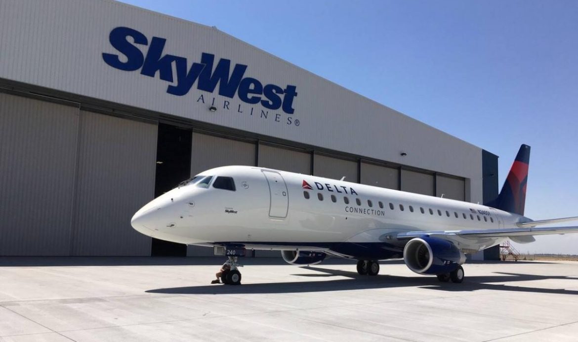 SkyWest anuncia acuerdo con Delta Air lines por 16 nuevos E175