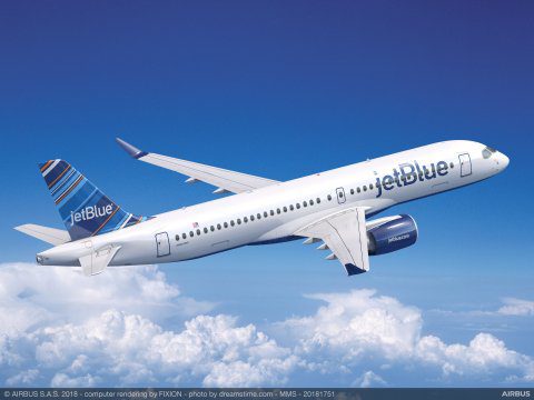 JetBlue firma un compromiso por 60 aviones A220-300 y cambia el pedido de 25 A320neo por otros tantos del A321neo