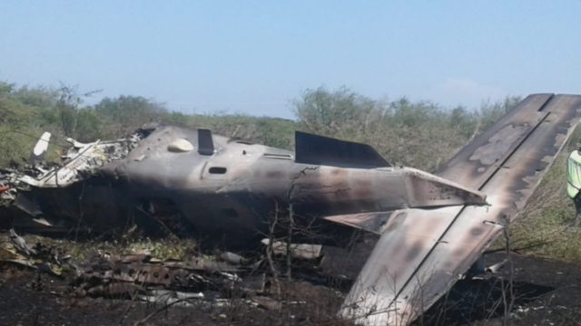 Se accidenta Texan T-6C de Fuerza Aérea Mexicana
