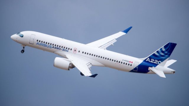 Airbus cubrirá mercado de aviación regional con su A220