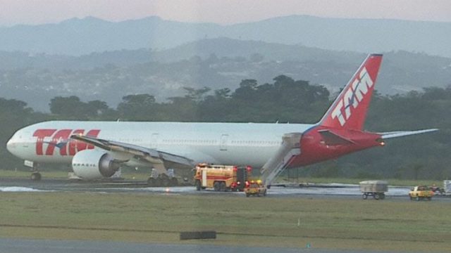 B777 de LATAM aterriza de emergencia en Belo Horizonte