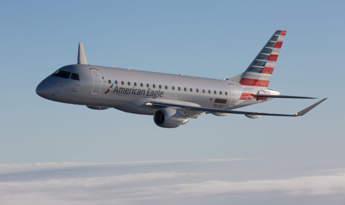 American Airlines realiza pedido por cuatro Embraer E175