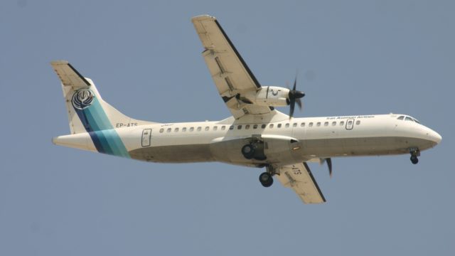 ATR 72 de Aseman Airlines se accidenta en Iran