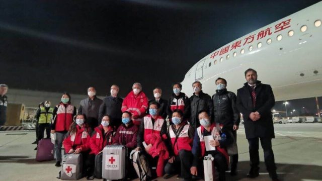 China Eastern envía A350 a Italia con 30 toneladas de ayuda humanitaria