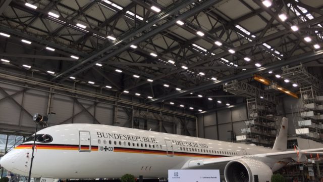 Fuerza Aérea de Alemania recibe su primer A350 VIP