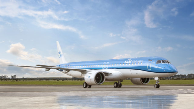 KLM recibe su primer Embraer E195-E2