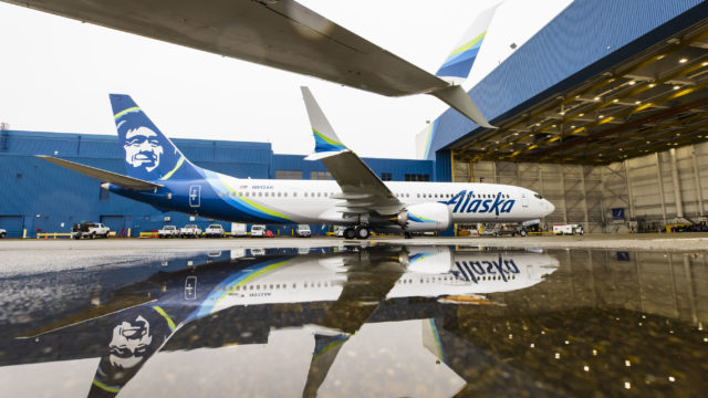 Alaska Airlines recibe su primer Boeing 737 MAX 9