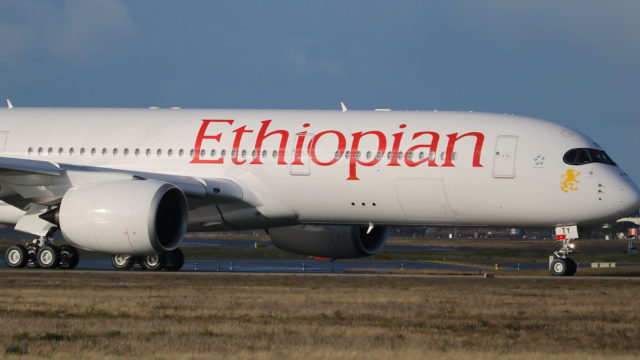 Airbus A350 de Ethiopian Airlines es desviado a Mumbai por fuga hidráulica