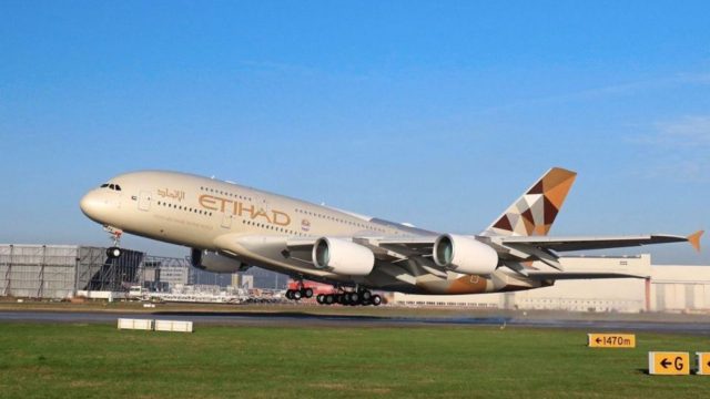 Etihad Airways quita de su programa de operación de forma indefinida al Airbus A380