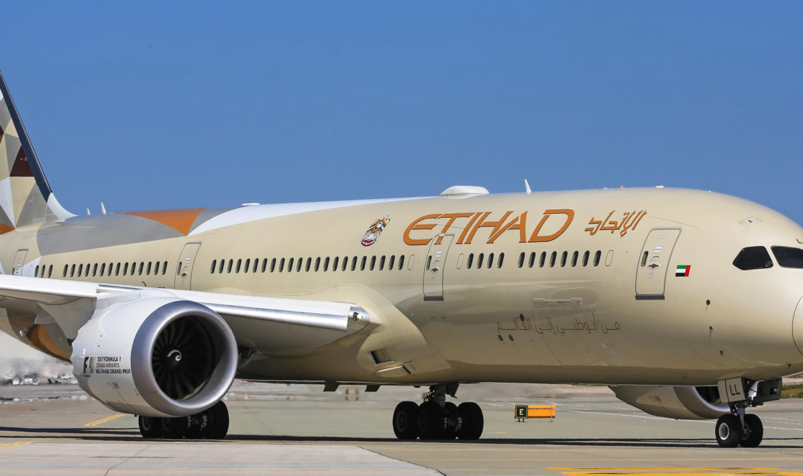 Etihad Airways realizo su vuelo inaugural hacia Boston