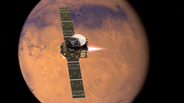 La nave espacial europea TGO de la misión ExoMars alcanza la órbita de Marte